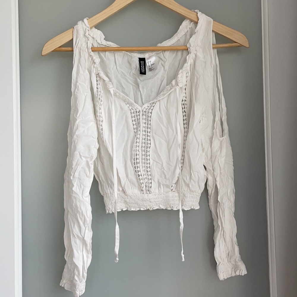 H&M Cut Out Crop Top